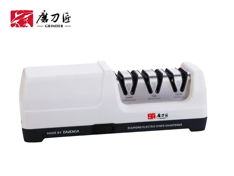 3 pakopų elektrinis peilių galandtuvas